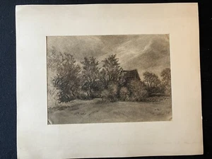 Alfred Prust British Impressionistic Landscape England Countryside Art Nouveau - Picture 1 of 5
