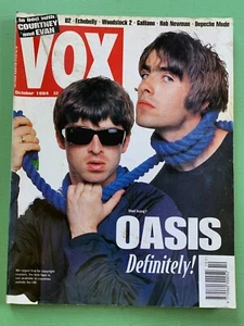 VOX mag UK October-1994 OASIS Bryan Ferry Carpenters Echobelly U2 Courtney Love - Picture 1 of 11