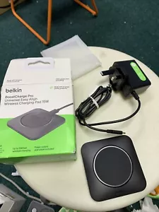 Belkin WIA007myBK Universal Black AC Wireless charging Fast charging Indoor - Picture 1 of 5