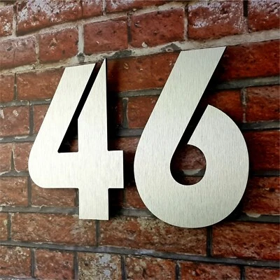 EDS-WERBEMEDIEN HOCHWERTIGE Hausnummer Zahlen Ziffer Türnummer Hausnummern Hausnr Edelstahl Set