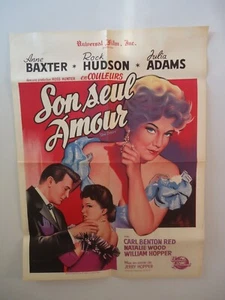 SON SEUL AMOUR/ONE DESIRE/ANNE BAXTER+ROCK HUDSON/ FRJ4/affiche 60X80 - Picture 1 of 1