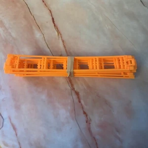 KNEX Tracks Roller Coaster Replacement Parts 12 Orange Straight K'NEX (13) - Picture 1 of 4