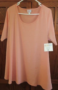 Lularoe Tunika Shirt Neu mit Etikett Gr. XL einfarbig koralle Stil ist fließend NEU mit Etikett Verkaufsmodell - Bild 1 von 5