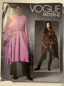 Patron de couture Vogue R10865 / V1754 manque capes non doublées taille XS-MED, 8 - 10 - Photo 1/2