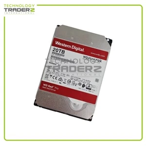 ** 0-Hours WD201KFGX Western Digital Red Pro 20TB SATA 6Gbps 512MB 3.5" HDD ** - Afbeelding 1 van 1