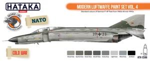 Hataka Hobby Paints MODERN LUFTWAFFE COLORS Part 4 Orange Line Lacquer Paints - Picture 1 of 2