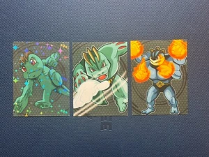 Pokemon Attacks Set Peru Sticker Machop Machoke Machamp Set - Picture 1 of 1