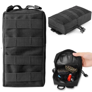 Tactical Outdoor Utility EDC Belt Waist Bag Kit Tool Military Hiking Molle Pouch - Picture 1 of 13