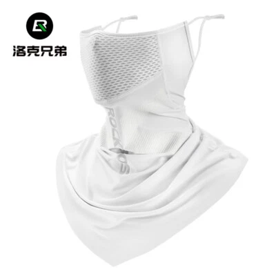 ROCKBROS Verano Ciclismo Hielo Seda Bufanda Máscara Transpirable Protección Solar Pasamontañas Foto 1 de 4