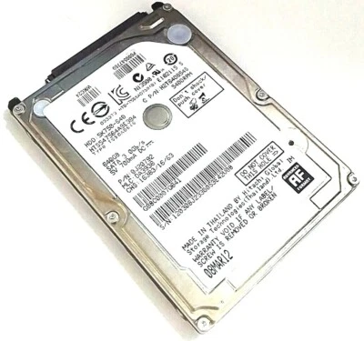 Hitachi Internal HDD 640GB - 5400RPM - SATA 3.0Gb/s - 2.5" - HTS547564A9E384 - Image 1 of 3