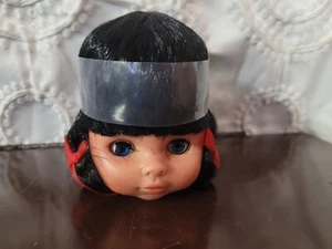Cabeza de muñeca artesanías con cabeza de muñeca de colección india nativa americana Sue Ellen Brunette - Imagen 1 de 3