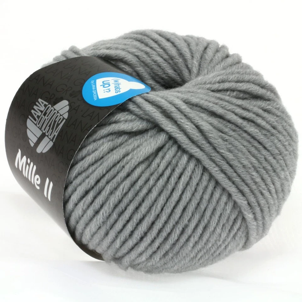 Wolle Kreativ! Lana Grossa - Mille II - Fb. 43 hellgrau 50 g - Bild 1 von 1
