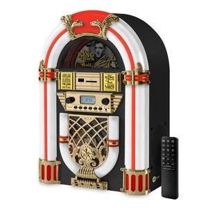 Arkrocket Athena Mini Jukebox/Tisch CD-Player/Bluetooth Lautsprecher/Radio/USB... - Bild 1 von 9