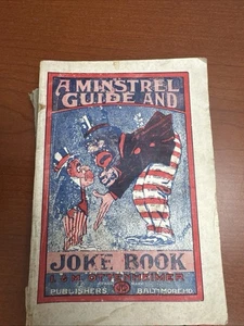 The Minstrel Guide And Joke Book 1912 1st Edition Ottenheimer Good + - Picture 1 of 6