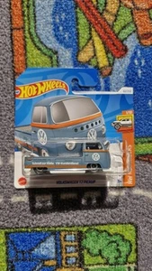 Hot Wheels Blue Orange Volkswagen T2 PICKUP 42/250 New Car Van VW - Picture 1 of 1