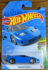 2021 HOT WHEELS HW EXOTICS '94 BUGATTI EB110 SS VHTF Rare New For 2021 Blue - Picture 1 of 2