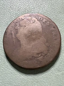 1792 Or 1793 France Louis XVI 2 Sols - Picture 1 of 8