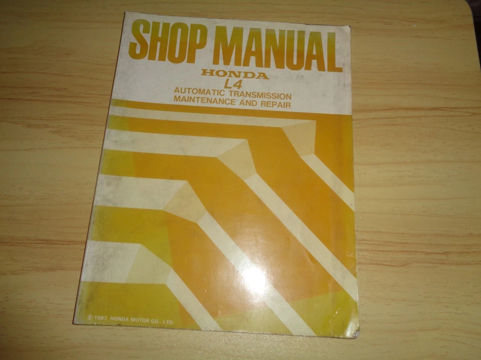 GENUINE HONDA SHOP MANUAL L4 Automatic Transmission Maintenance And Repair - Image 1 of 1