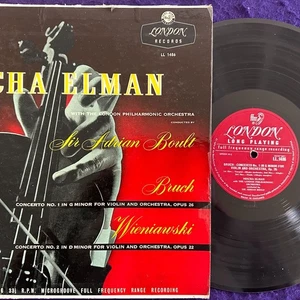BRUCH WIENIAWSKI Concerto ELMAN BOULT / London LL 1486 Mono VG - Picture 1 of 8