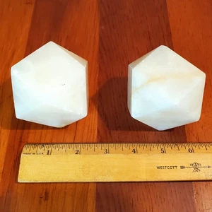 Matching Onyx Marble Crystal Geometric 1lb Paperweight Decorative Calcite 3.5" - Picture 1 of 6