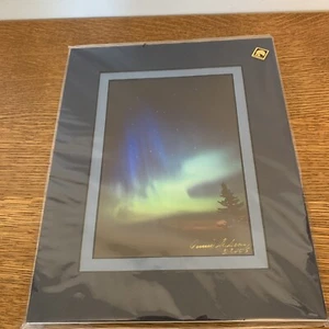 Dennis Anderson Homer Alaska. Blue Ray Matted Art signiert 2005 - Bild 1 von 7