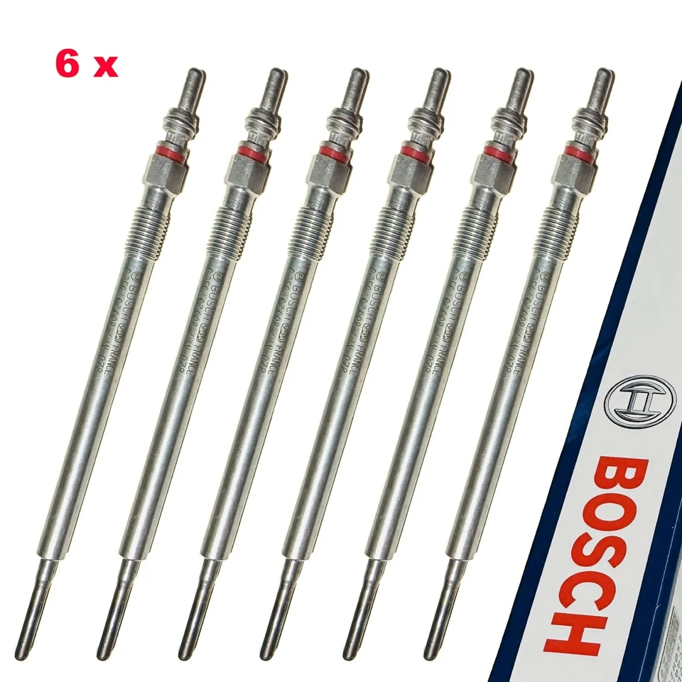 6x (6 Stück) BOSCH Glühkerze Glühstift GLP202 Duraterm High Speed für MERCEDES - Bild 1 von 1