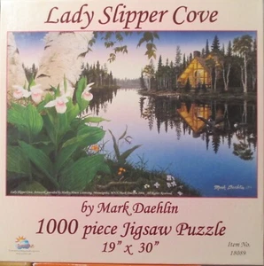 LADY SLIPPER COVE BY MARK DAEHLIN SUNSOUT PUZZLE - Imagen 1 de 2