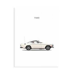Stampa su Tela su Carta Poster o Quadro Rogan Mark Volvo P1800 - Imagen 1 de 2