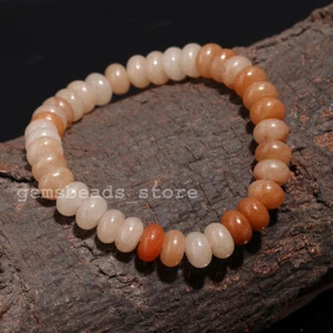 Gelber Aventurin Quarz Stretch glatt zierlich modisch Armband 8-9 mm 7 Zoll - Bild 1 von 8