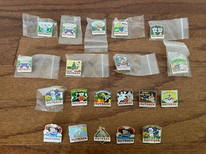 (20) Vintage {2000-2005} "OUTBACK STEAKHOUSE" {HOLIDAYS} Lapel Pins Lot, RARE! - Picture 1 of 12