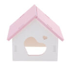 Wooden Hamster House Hideout Hut Versteck Kaut fr Maus Ratte