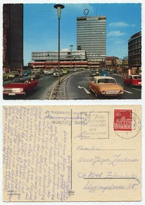18943 - Autos vorm Europa-Center - Berlin - Ansichtskarte, gelaufen 13.7.1966 - Picture 1 of 1