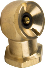 Brass Single Head Closed Ball Air Chuck Tire Inflator 1/4 Inch NPT