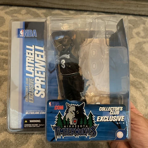 Latrell Sprewell McFarlane NBA Collector's Club Exclusive Figure Cover