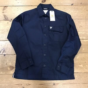 Lyle & Scott Pleated Pocket Overshirt Navy - XL - Picture 1 of 1