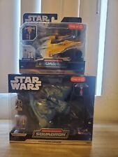 Star Wars Micro Galaxy Squadron Gungan Bongo Submarine & Anakin Naboo N-1 Set