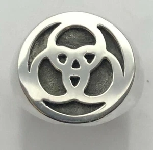 MJG STERLINGSILBER BONZO RING. JOHN BONHAM. 21 GRAMM. LED ZEPPELIN. GRÖSSE 10 - Bild 1 von 7