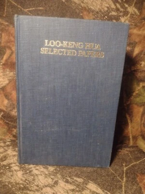 Loo-Keng Hua Selected Papers by H. Halberstam Hardcover 1983 Vintage Mathematics - Image 1 of 4