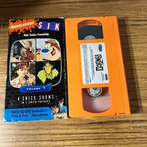 Vintage Nickelodeon Snick Volume 1 Nick Snicks Friendship VHS Cassette Tape 1993 - Imagen 1 de 2