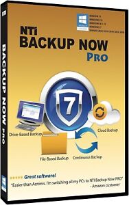 NTI Backup Now PRO 7 (for 1 PC) | The "Best Buy" Award-Winning Backup Software