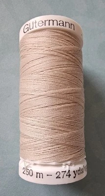 Gutermann Sew-All Thread 100% POLYESTER 274yards SAND - Image 1 of 2
