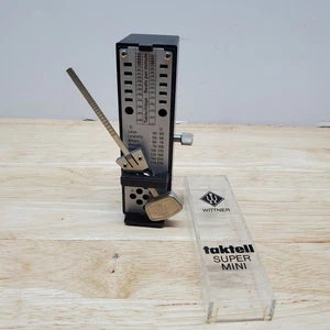 Vintage Wittner Taktell Super Mini Metronome ~ Made in W. Germany ~ Key Wind - Picture 1 of 8