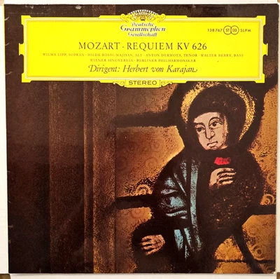 MOZART- Requiem K626- KARAJAN /Berlin Phil-  Deutsche Garmmophon SLPM 138767 - image 1 of 4