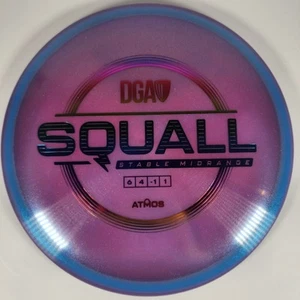 DGA Atmos Squall - Purple/ Blue Midrange Disc Golf 175-176g - Picture 1 of 8