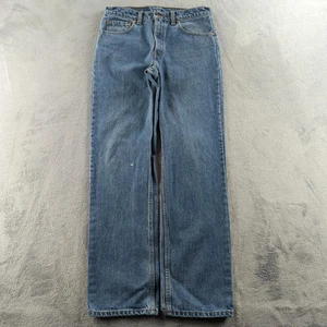 Pantalones de mezclilla vintage Levis 516 para hombre 34x32 (se adapta a 32x32) azules ajustados rectos Canadá Y2K - Imagen 1 de 11