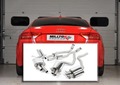 Milltek Sportauspuffanlage Audi RS5 Coupe, B8/8T 2010-2015, Resonated - Bild 1 von 4