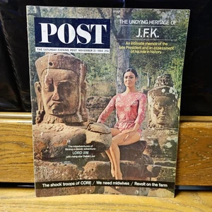 THE SATURDAY EVENING POST NO LABEL NOVEMBER 21 1964 LORD JIM DALIAH LAVI J.F.K. - Picture 1 of 7