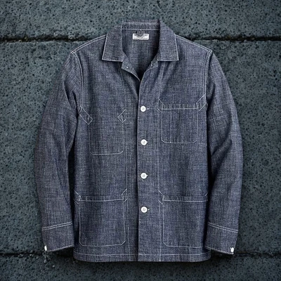 J.Crew Wallace & Barnes Chambray Shirt Jacket Sz. XS NWOT RARE - Image 1 of 4