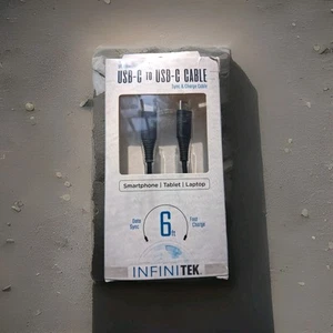 Infinitek USB-C to USB-C Cable 6FT - Zdjęcie 1 z 2