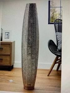 Brand New NXT Nickel Large Oriana 3 Light Floor Lamp Sealed - Picture 1 of 13